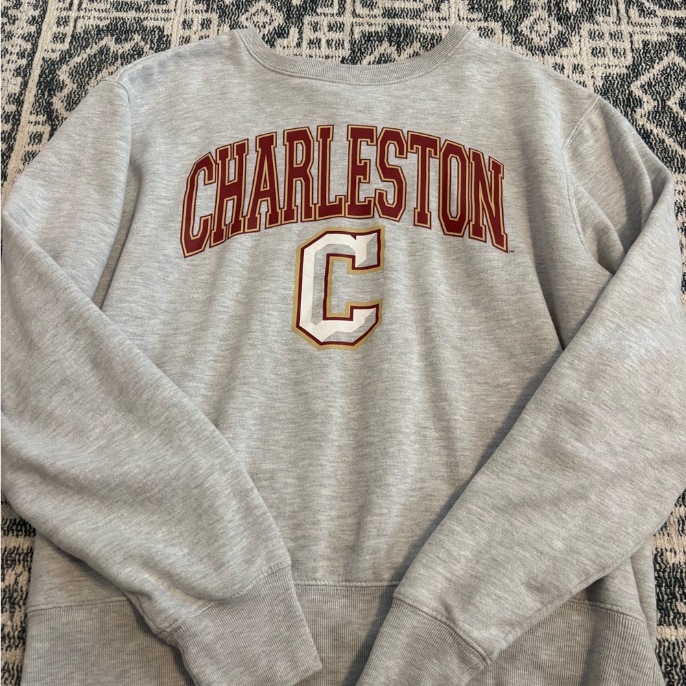 College Of Charleston Light Gray Sweatshirt